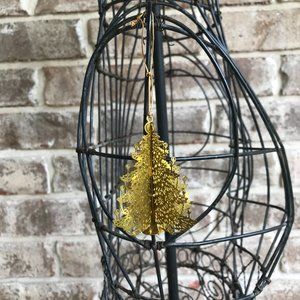 Christmas Tree Ornament Metal Nostalgic Vintage